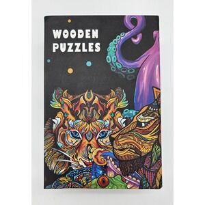 Wooden Puzzle Mother Pig and Piglet Animal 3D Design